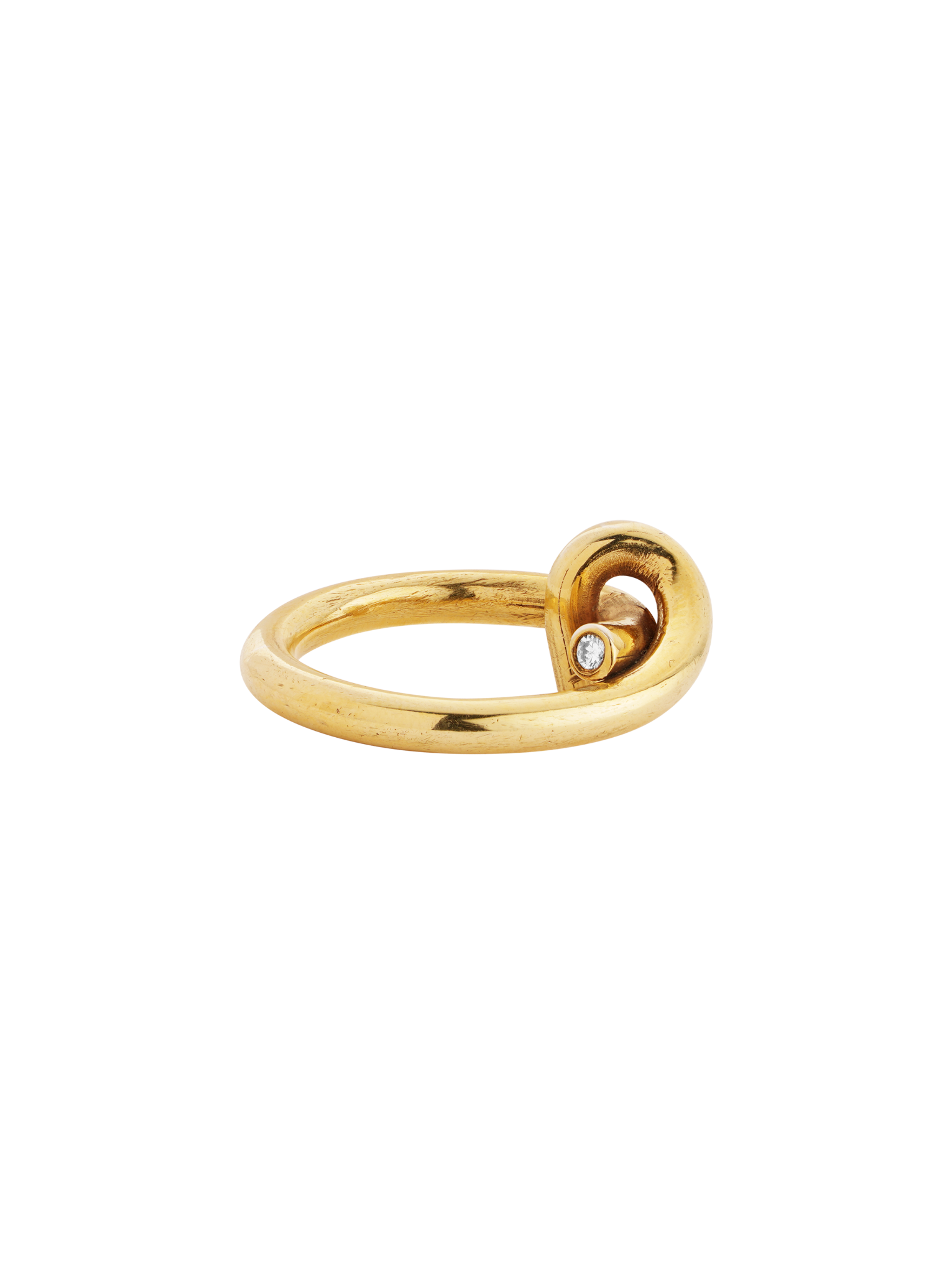 Silent Diamond Knott Ring – Jenny Sweetnam